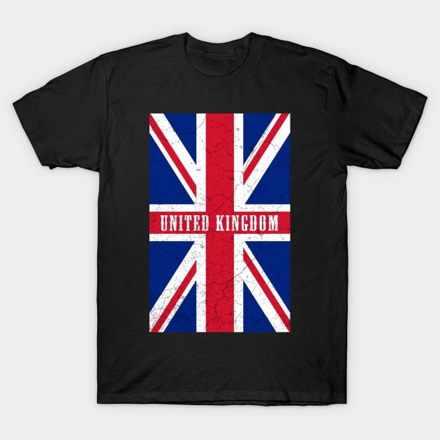 United Kingdom Flag T-Shirt by Mila46